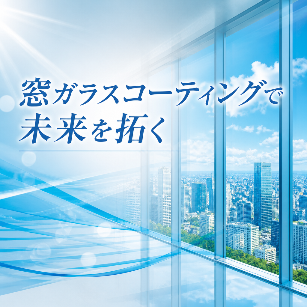 窓ガラス施工で未来を拓く！